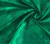 Jacquard mikado flores verde